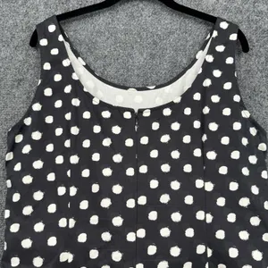 American Living Polka Dot Sleeveless FIt and Flare Midi Dress Scoop Neck Large thumbnail 4