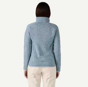 Patagonia Women's Heathered Sky Blue Half-Zip Fleece Pullover thumbnail 2