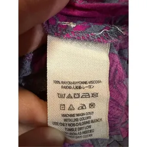 Free People Sheila‎ Vivid Purple & Gray Floral Culotte Shorts sz 2 boho thumbnail 12