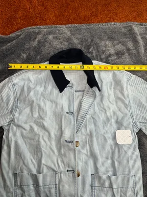 Altar’d State Women’s Striped Jacket Blue White Corduroy Collar Size M NWT thumbnail 7