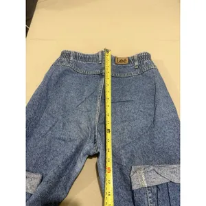 Vintage Lee Women's High Rise Jeans Elastic Waist‎ Band Size 12L thumbnail 11