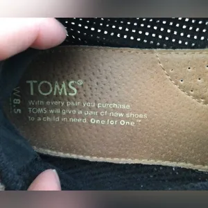 Black Toms Shoes Womens Size‎ 8.5 thumbnail 6