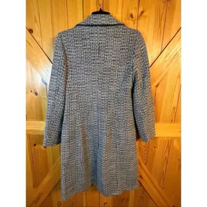 Sisley Sz 42 US 10/12 Button Up Coat Wool Alpaca Blend Overcoat (6656) thumbnail 7