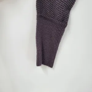 Anthropologie Eri + Ali Womens Sweater XS Gray Ribbed Knit Mock Neck Pullover thumbnail 8