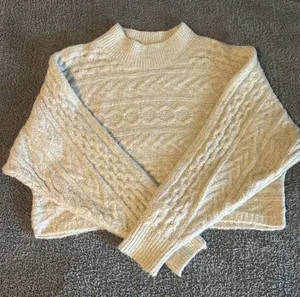 Allie Rose Cable Knit Cropped Sweater thumbnail 1