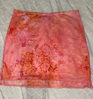 White Fox Boutique Orange/Pink Skirt thumbnail 1