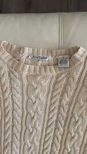 Vintage sweater White Size M thumbnail 3