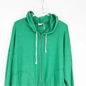 Urban Outfitters Out From Under Terry Zip Jacket Women's Size S Green Loungewear thumbnail 5