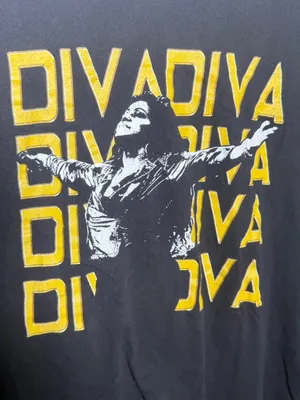 Jenni Rivera Black 'Diva' Graphic Tee - Unbranded Medium Concert thumbnail 2