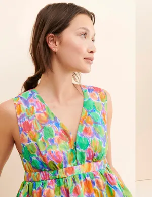 Floral Colorful Dress thumbnail 3