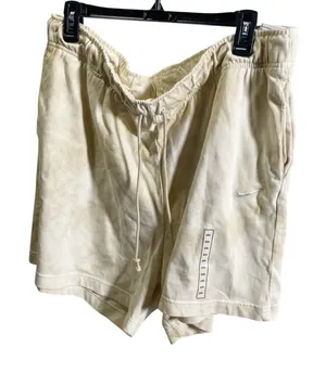 Nike Womens XXL‎ Beige Athletic Shorts Casual Tie-Dye Style thumbnail 1