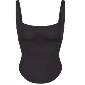NWT Skims Bonded‎ corset group long corset onyx size XS black thumbnail 2