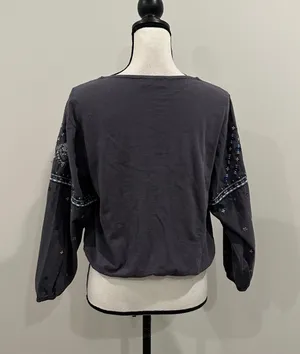 Lucky Brand Boho Blouse thumbnail 4
