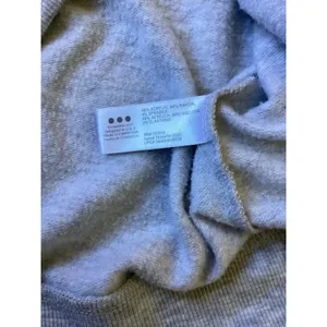 Three Dots Women Heather Gray Quarter Zip Fleece Sweatshirt Pullover Size M thumbnail 8
