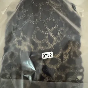 Cleo Womens Black Gold Lace Bustier Crop Top Padded‎ Hook Eye L Whimsigoth thumbnail 7