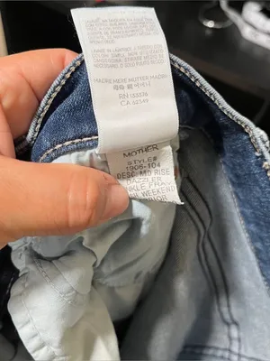 MOTHER Denim Mid Rise Dazzler Ankle Fray jeans in the "Weekend Warrior" size 28 thumbnail 13
