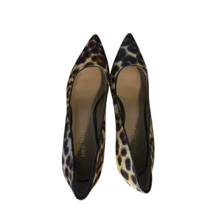 Nine West Leopard Print‎ Calf Hair Stiletto Pumps Women's Size 8.5M thumbnail 12