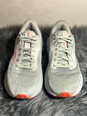 Brooks Adrenaline GTS 24 Women's Light Gray and Pink Running Sneakers Size 7.5 thumbnail 3