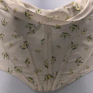 Floral Corset Top‎ Cream Small Yellow thumbnail 3