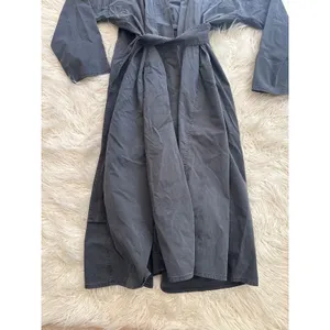 Skims Woven Lounge Long Robe Ash Size Small thumbnail 7