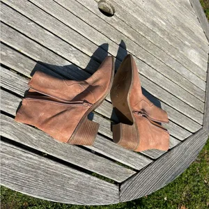 Lucky Brand Womens GODDIY Brown Suede Zipper Ankle Boots‎ Boots size 8.5 thumbnail 9