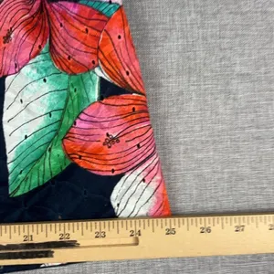 Tommy Hilfiger Dress Womens 6 Floral Fit Flare Sleeveless Knee Length Tropical thumbnail 4
