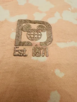 Disney Spirit Jersey Womens Small Walt Disney World Spell Out Bleach Design thumbnail 4