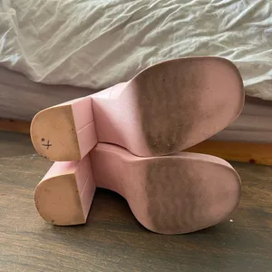 Steve Madden Pink Leather Triple platform Boots thumbnail 15