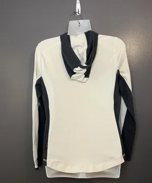 Lauren Ralph Lauren Jacket Womens Small White Gray Hooded Full Zip Activewear thumbnail 5