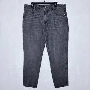 American Eagle Outfitters Black Mom Straight Jeans thumbnail 3