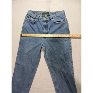 Lauren Ralph Lauren Vintage Light Wash Straight Leg High Rise Jeans Size 10 thumbnail 9