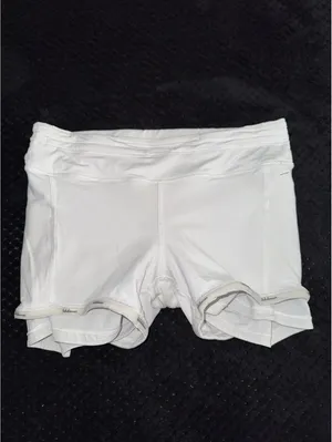 Lululemon Pace Rival Skirt II Regular Wildcats Logo Stretch White Size 6 thumbnail 8