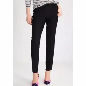 J.Crew Ryder Black Slim Straight Pants Womens‎ 10 Mid Rise Work Trousers Office thumbnail 2