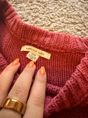 Red American Eagle Sweater Knit thumbnail 2
