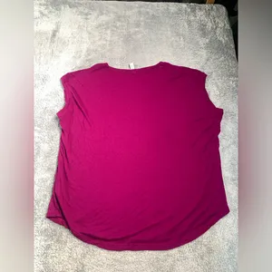 Athleta cloud light rob stratus tee fuchsia shirt XL thumbnail 6