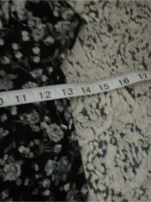 ASTR The Label Midi Dress Sz S Floral High Low Tiered Ruffle thumbnail 12