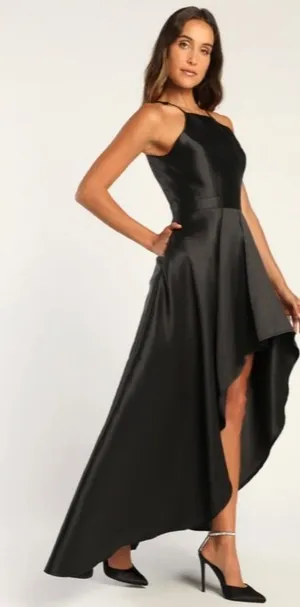 LULU's Prom Wedding Chic Special Event Modern Sexy High Low Hem Dress thumbnail 1