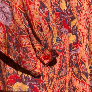 Lucky Brand long sleeve Floral Print blouse L thumbnail 5