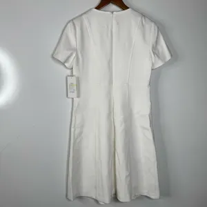 Harper Rose NWT Classic‎ White Knee Length Dress Size 6 thumbnail 2