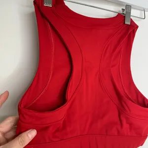 Set Active x Justine Skye Red High Neck Sports Bra Top Womens Small Apple Red thumbnail 8