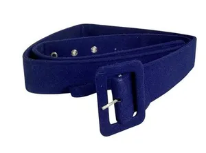 Royal Blue Wide Elegant Belt thumbnail 1