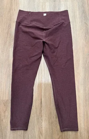 Vuori Clean Elevation Legging Claret Heather Purple High Rise‎ VW444 Womens XL thumbnail 1
