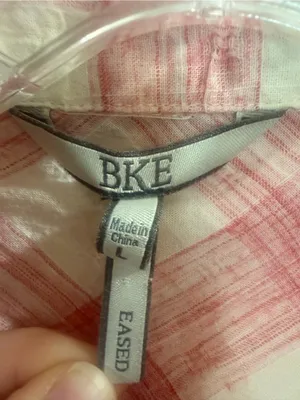 BKE Plaid Button-Down Shirt Size L thumbnail 3