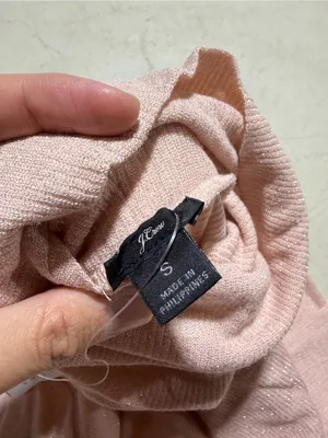 J. Crew NWT Women's Lightweight Turtleneck Long Sleeve Top pink small thumbnail 10