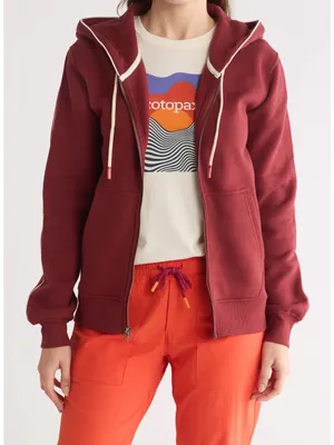 cotopaxi Do Good Organic full zip Hoodie burgundy XL streetwear loungewear fall thumbnail 1