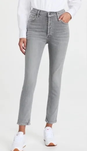 AGOLDE Nico High Rise Slim Straight Denim size 26 thumbnail 1