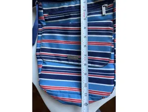 Baggallini Blue Multi-Color Stripe Crossbody Bag thumbnail 9