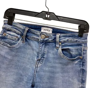 PISTOLA Arielle Skinny Jeans Frayed Hem sz 26 thumbnail 6