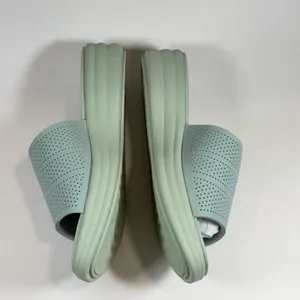 Clarks Size-9W Cloudsteppers Washable Slide Drift Twist Sandals‎ Mint thumbnail 7