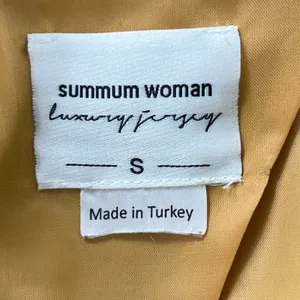 Summum Woman Amsterdam‎ Luxury Jersey Plaid Blazer Jacket Gold Stripe Cuff Small thumbnail 6
